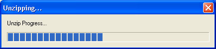Rozbalování instalace